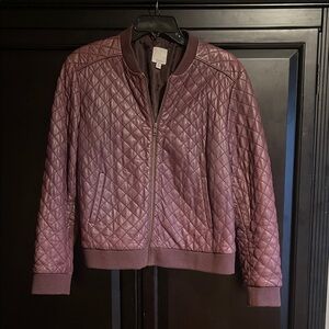 HalogenQuilted Women's Jacket in Burgundy